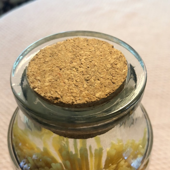 Decorative Glass Bottle Decanter with Cork 12x3”. Pasta not included. - Picture 3 of 4